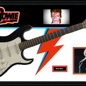 "David Bowie" Autographed Guitar