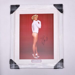 Framed Britney Spears Autographed Photo