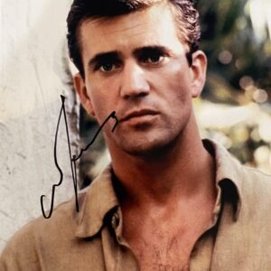 "Mel Gibson" 8x10 Autographed Photo