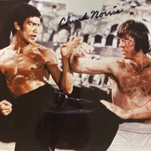"Chuck Norris" Autographed 10x8 Photo