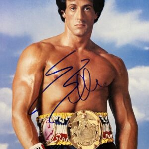 "Sylvester Stallone" Autographed 8x10 Photo