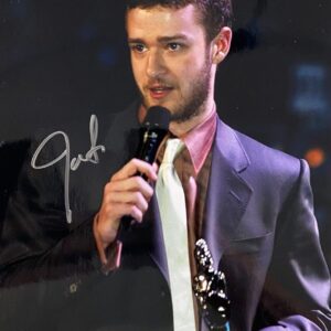"Justin Timberlake" Autographed 8x10 Photo