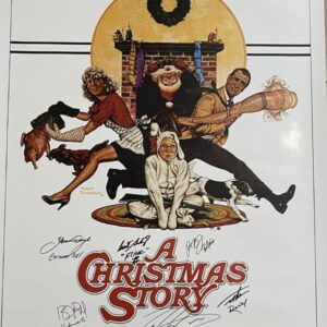 "A Christmas Story" Cast Autographed Movie Poster 