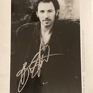 "Bruce Springsteen" Autographed Photo 8x10