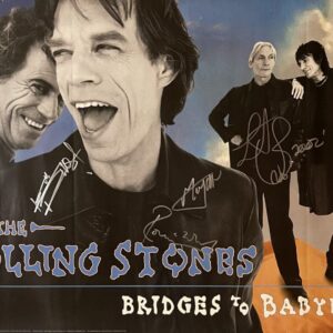 "Rolling Stones" Autographed Poster