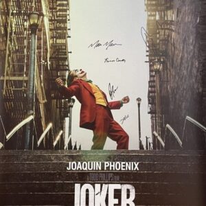 "Joker" Autographed Movie Poster
