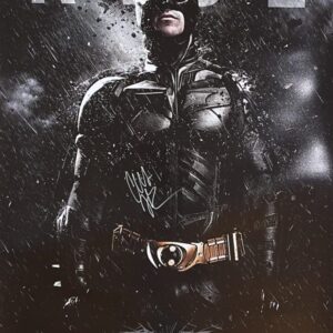 "The Dark Knight Rises" Autographed Movie Poster