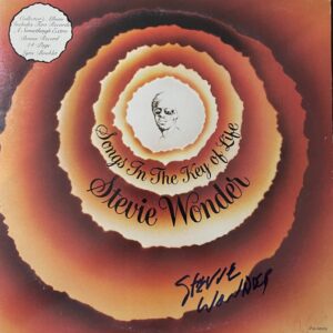 "Stevie Wonder: Songs in the key of life" Autographed Album