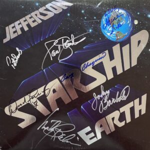 "Jefferson Starship" Autographed Album "Earth"