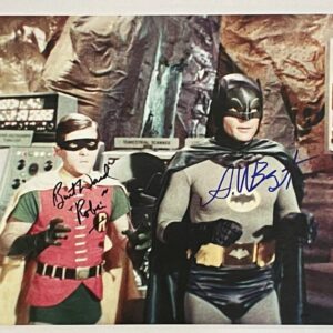 "Batman and Robin" Autographed 10x8 Photo
