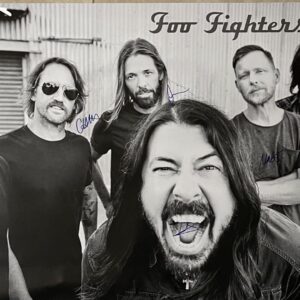 "Foo Fighters" Autographed Poster