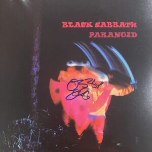 "Ozzy Osbourne" Autographed Album "Black Sabbath: Paranoid"