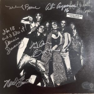"Alice Cooper" Autographed Album