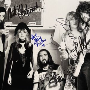 "Fleetwood Mac" Autographed 10x8 Photo