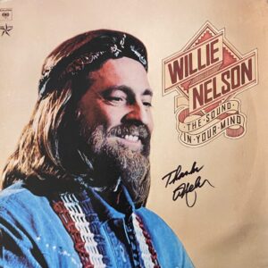 "Willie Nelson" Autographed Album "The Sound In Your Mind"