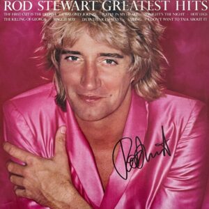 "Rod Stewart" Autographed Album "Greatest Hits"
