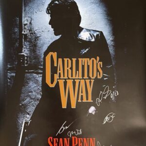 "Carlito's Way" Autographed Movie Poster