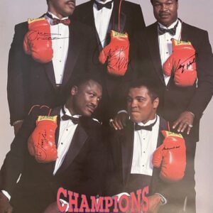 "Boxing Champions Forever" Autographed Poster