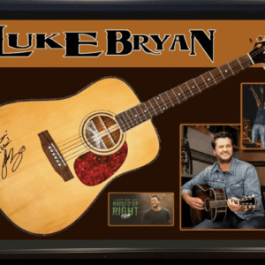 Luke Bryan Autographed Guitar