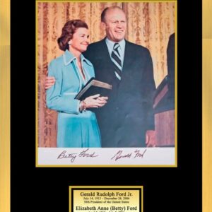 "President Gerald Ford and First Lady Betty Ford" Autographed 8x10 Photo