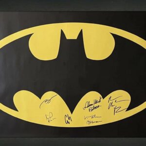 "Batman" Autographed Poster by all who played Batman