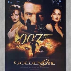 "James Bond 007: GoldenEye" Autographed Poster