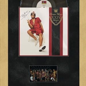 "Bruno Mars" Autographed Album "XXIV Magic"