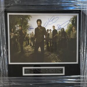 The Walking Dead Cast Signed Poster