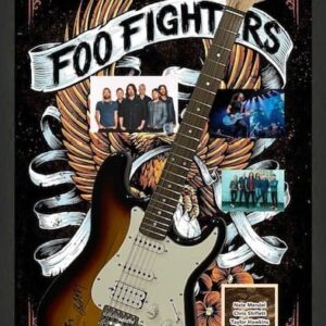 "Foo Fighters" Band Autographed Guitar