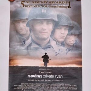 "Saving Private Ryan" Autographed Movie Poster