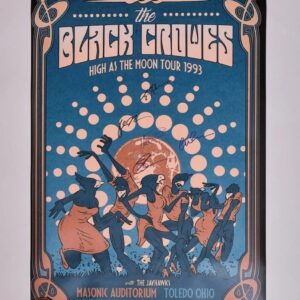"Black Crowes" Autographed Concert Poster