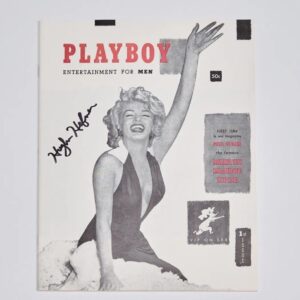 "Playboy" Hugh Hefner Autographed Reprint First Issue