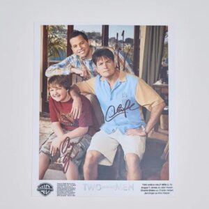 "Two and a half Men" Autographed 8x10 Photo
