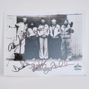 "The Beach Boys" Band Signed 10x8 Photo
