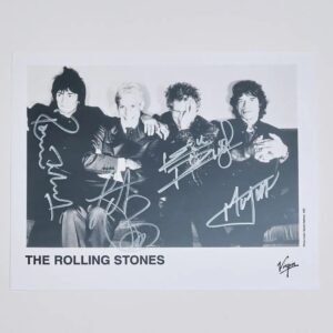 "Rolling Stones" Autographed 10x8 Photo
