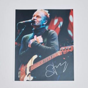 "Sting" Autographed 8x10 Photo