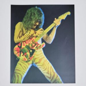 "Eddie Van Halen" 8x10 Photo Autographed