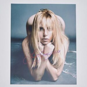 "Lady Gaga" Autographed 8x10 Photo