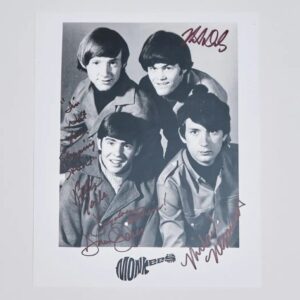 "The Monkees" Autographed 8x10 Photo