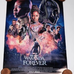 "Black Panther: Wakanda Forever" Autographed Movie Poster