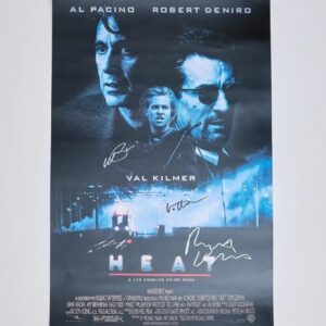"HEAT" Autographed Mini Movie Poster