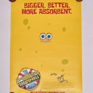 "SpongeBob Squarepants" Autographed Movie Poster