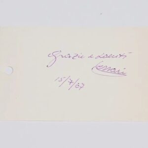 "Enzo Ferrari" Signature