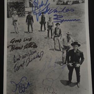 "The Magnificent Seven" Cast Autographed Photo