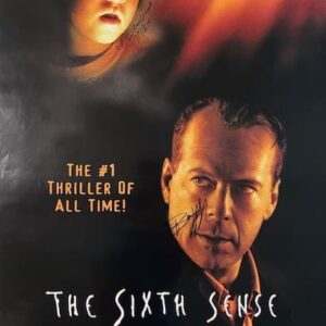 "Sixth Sense" Autographed Movie Poster