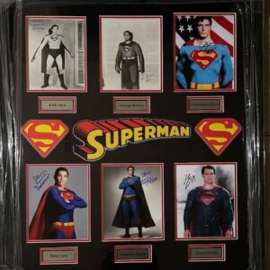 "Superman" Autographed Photo Collage