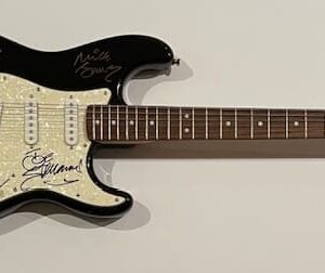 "The Clash" Band Autographed Guitar