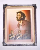Framed Ronnie Wood Limited Edition Artwork "Clapton" - 117 of 150