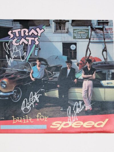 "Stray Cats" Autographed Album "Built for Speed"
