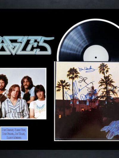 "Eagles" Autographed Album "Hotel California"